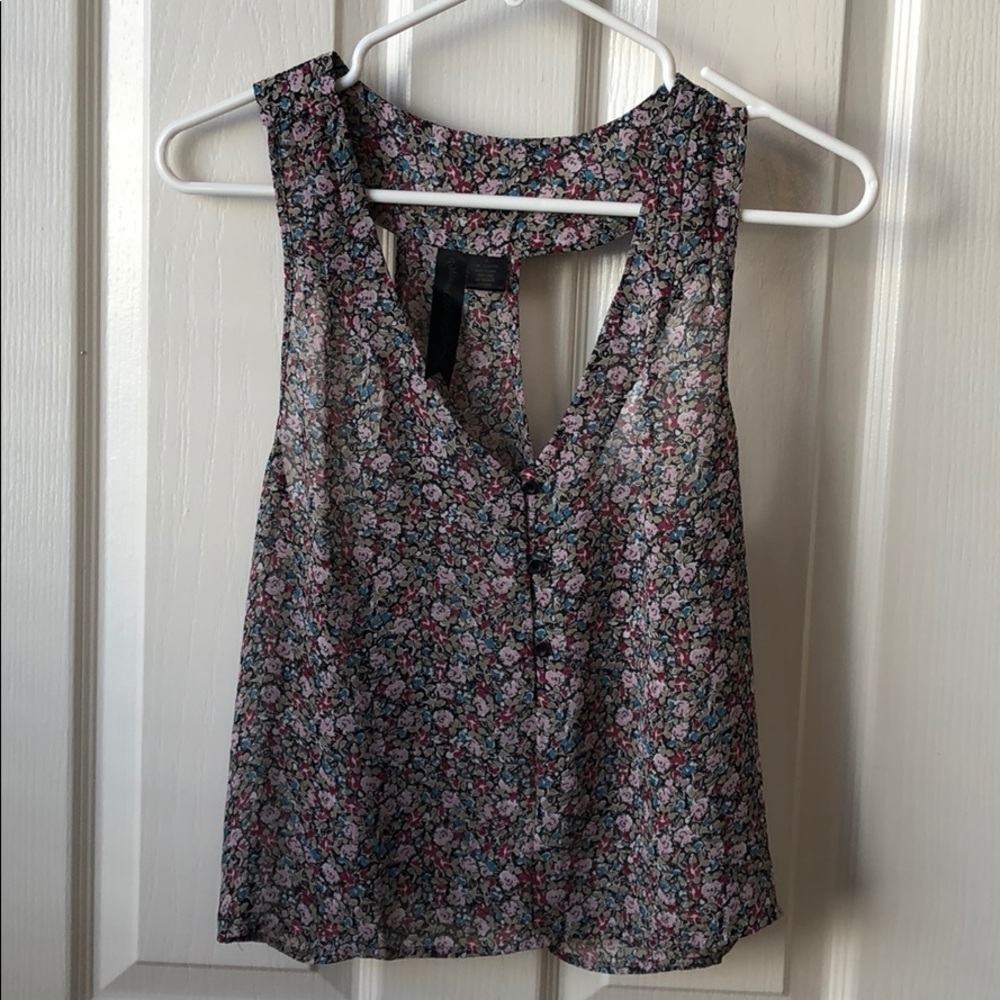 Floral tank top